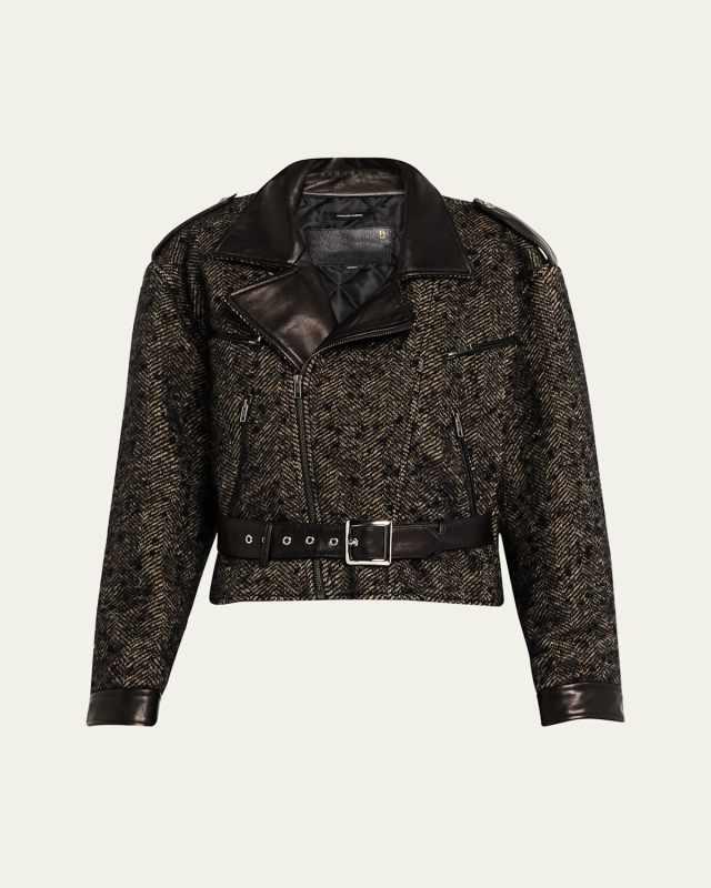 Herringbone Motorcycle Jacket